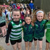 The Castlgar AC U10 Girls relay team of Julianna Gillan, Lily Coyne, Zara Casserly, and Siofra Maguire.