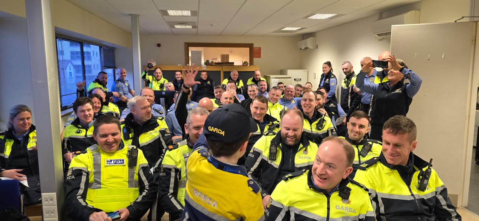 IT MAY be March 17 but it felt like December 25 to Cian Browne Vaughan who helped Limerick gardai police the St Patrick’s Day parade and travelled in the lead car. Cian, aged eight, from Effin, also got to meet Mayor John Moran and his dog Henri but even that didn’t come close to being in the company of the men and women of Henry Street garda station. Cian, who has autism, loves everything about the gardai and goes on trips with parents Mike and Ellen to different stations around the country to get his notebook stamped. They even drove to Donegal last year to see one of the newest garda vehicles - Nexus Type-R Golf - but missed it by a whisker. When Inspector Padraigh Sutton, of Henry Street garda station, heard about this he arranged for Sergeant Aoife Bannon and Garda Sarah Durack to bring the Nexus to Cian’s home in Effin and brought him on a spin around south Limerick. “I've never seen him smile as much,” said Ellen at the time but Cian may have had an even wider grin this Wednesday. READ MORE: PICTURES: Limerick gardai go the extra mile to bring new patrol car to Cian's home The planning for Cian’s important role on St Patrick’s Day began two months ago. “It all started on his birthday. Padraigh Sutton rang him on January 28 to wish him a happy birthday and invite him to help them with the parade. “He has been marking the days off since. We can't thank Padraigh and all gardai enough for all their work with Cian. Aoife and Sarah are amazing, as is his new partner Tony Miniter,” said Ellen. Cian was in safe hands for his first day on duty with the vastly-experienced Sergeant Miniter. Cian’s St Patrick’s Day began with an internal briefing in Henry Street where he even took some questions from members. It was then time to head out with the Limerick Divisional Roads Policing Unit to help police the parade and enjoy a day Cian will never forget. For more please see An Garda Siochana Limerick’s Facebook and Instagram pages. For more pictures, click 'Next'