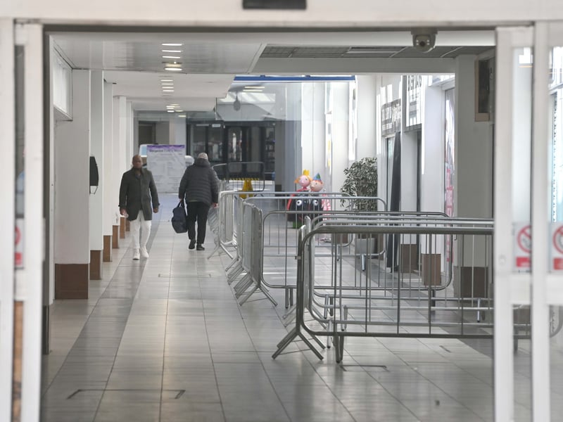 Old Square shopping Centre in Walsall, and surroundings. Some traders are not happy with the state of there units, leaking roofs etc. The nearby Old Square Car park appears to be out of action at the moment too. No pics taken on their property, but you can inside where the centre has had to take measures due to leaking roofs etc.