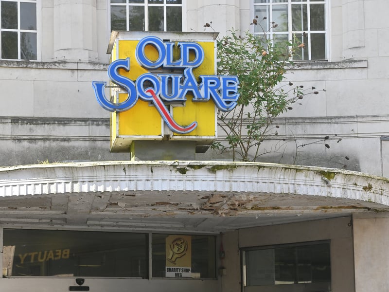 Old Square shopping Centre in Walsall, and surroundings. Some traders are not happy with the state of there units, leaking roofs etc. The nearby Old Square Car park appears to be out of action at the moment too. No pics taken on their property, but you can inside where the centre has had to take measures due to leaking roofs etc.