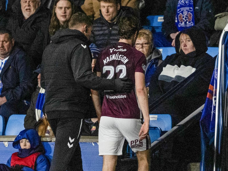 The Icelandic midfielder misses the title showdown with a thigh injury that has curtailed his season.