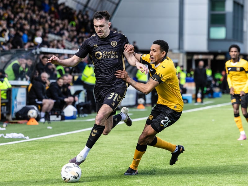 The versatile Irishman has been one of Hearts' top performers this season, but has struggled with injury in recent months. Out of the title decider at Parkhead due to a thigh injury.