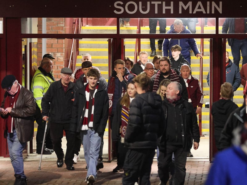 It looked like the Jambos would seal the title with a game to spare as the teams, with Celtic trailing in Lanarkshire