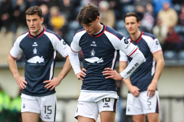 The Falkirk hitman missed the visit to Hearts on Wednesday with a foot injury, and is a major doubt for the visit of Rangers at the weekend.