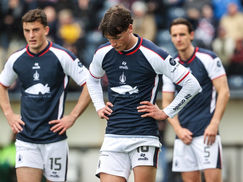 The Falkirk hitman missed the visit to Hearts on Wednesday with a foot injury, and is a major doubt for the visit of Rangers at the weekend.