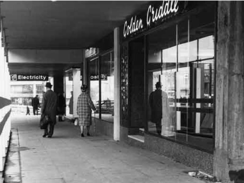 The Golden Griddle, Arundel Gate, Sheffield city centre, in 1967