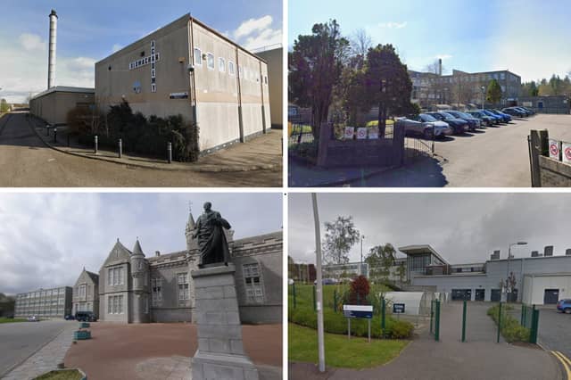 Four of the best performing secondary schools in Aberdeen.