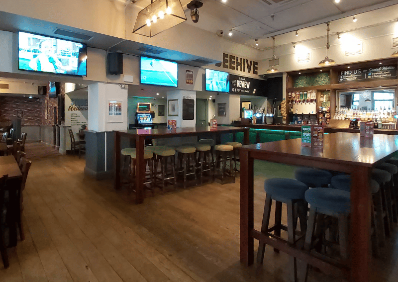 The Beehive on West Street is one of the city’s biggest sports pubs, which is particularly popular with football fans. It claims to offer the ‘best sports table service in the city’ and serves food and cocktails, alongside the usual range of other drinks.