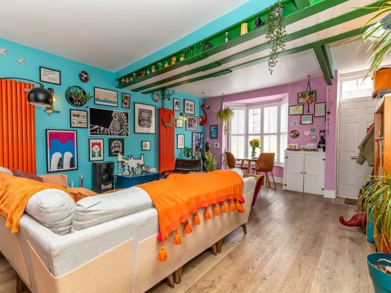 Take a look inside this 'quirky' two bedroom Southsea home which is on the market for £300,000. 