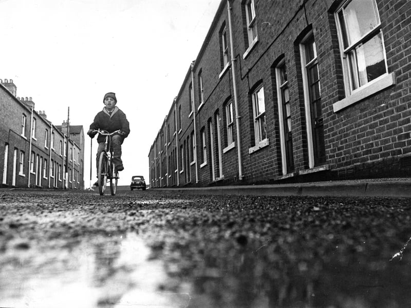 A 1968 scene from Coronation Street, Highley.