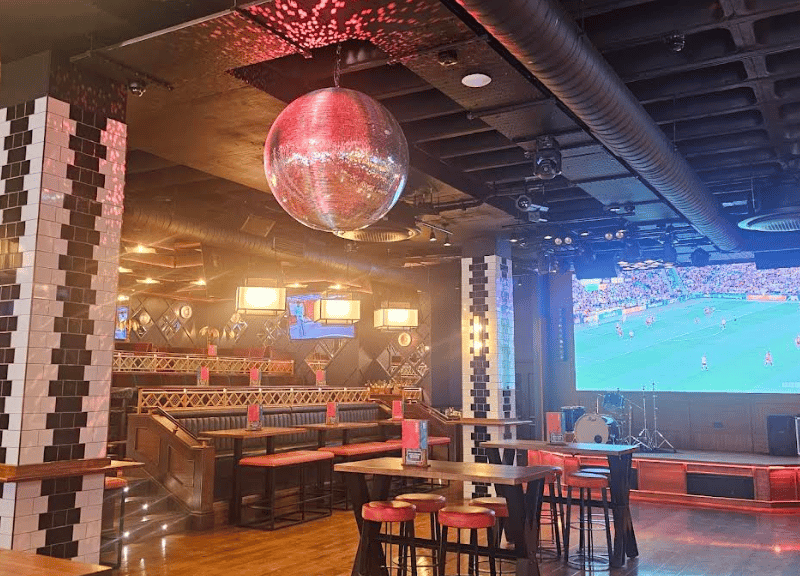 Box describes itself as a gamechanging sports bar in the heart of the city to watch sport, party, eat and drink.