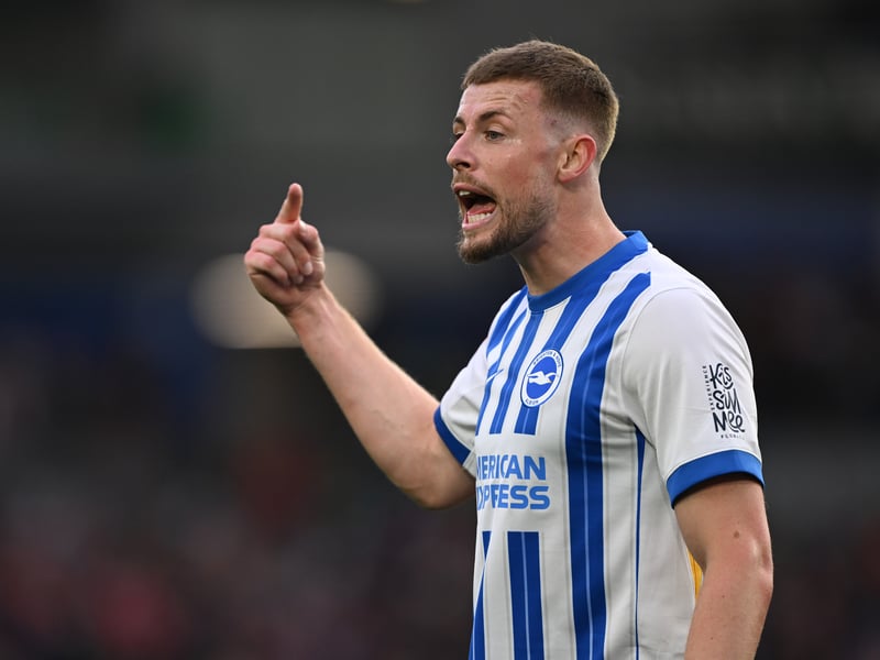 Hasn't featured at all this season due to a serious ACL injury sustained in the summer. The centre-back recently revealed he was back on the grass but given the length of time out, a return for either of Brighton's final two games is unlikely.