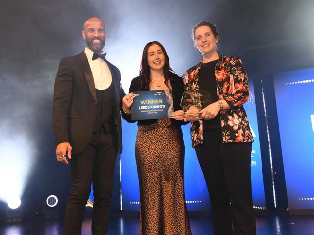 14th May 2026Leeds Sports Awards 2026Pictured  performance team/club of the year winner Leeds KnightsPicture Gerard Binks