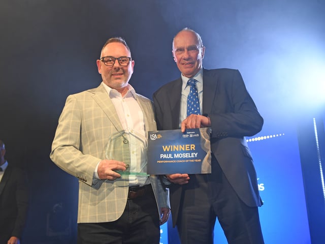 14th May 2026Leeds Sports Awards 2026Pictured  performance coach of the year winner Paul MoseleyPicture Gerard Binks