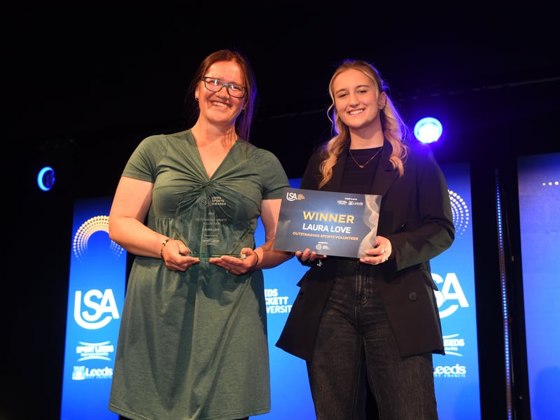 14th May 2026Leeds Sports Awards 2026Pictured  outstanding sports volunteer winner Laura LovePicture Gerard Binks