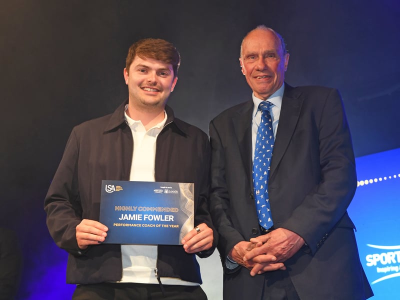 14th May 2026Leeds Sports Awards 2026Pictured  performance coach of the year highly commended Jamie FowlerPicture Gerard Binks