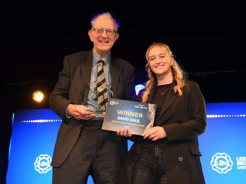 14th May 2026Leeds Sports Awards 2026Pictured  outstanding sports volunteer winner David SaulPicture Gerard Binks