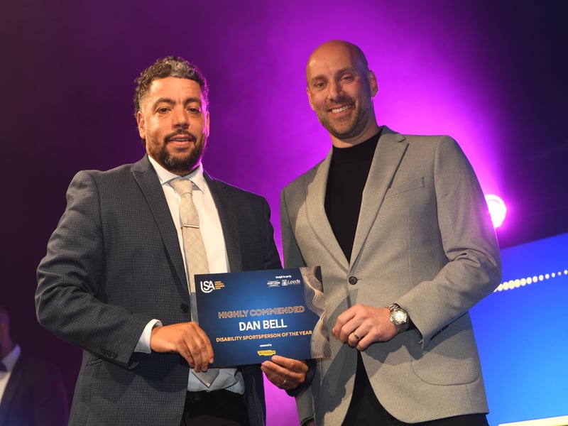 14th May 2026Leeds Sports Awards 2026Pictured  disability sportsperson of the year highly commended  Dan BellPicture Gerard Binks