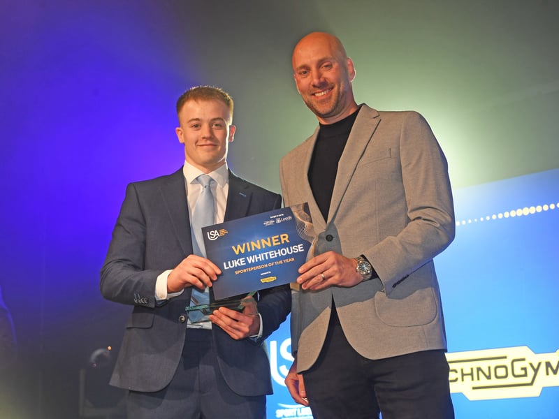 14th May 2026Leeds Sports Awards 2026Pictured  sports person of the year winner Luke WhitehousePicture Gerard Binks