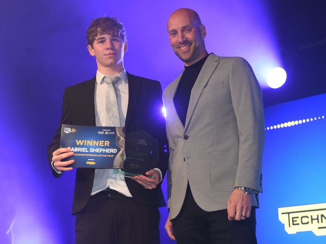 14th May 2026Leeds Sports Awards 2026Pictured  young  sportsperson of the year winner Gabriel ShepherdPicture Gerard Binks