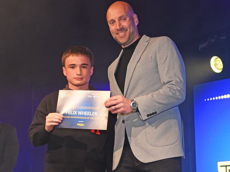 14th May 2026Leeds Sports Awards 2026Pictured  young sportsperson of the year highly commended Felix WheelerPicture Gerard Binks