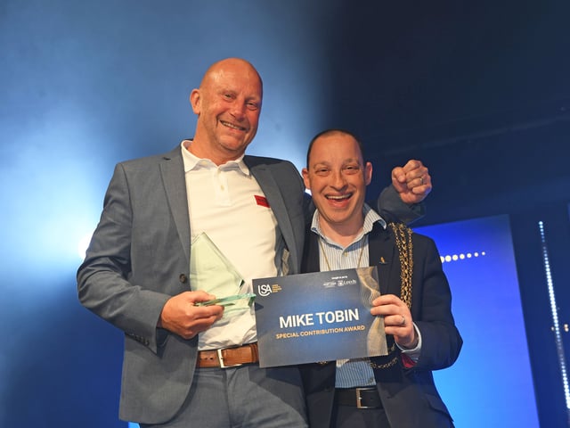 14th May 2026Leeds Sports Awards 2026Pictured  special contribution award Mike TobinPicture Gerard Binks