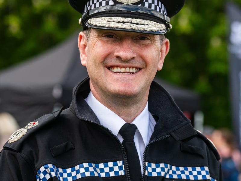 Pictured Chief Constable of West Yorkshire Police Sir John Robins.