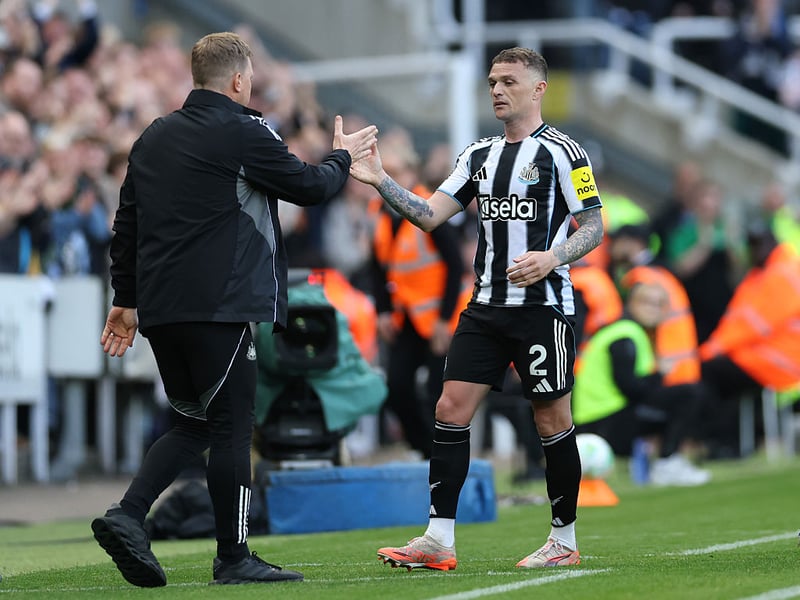 The full-back played his final home game for Newcastle in a 3-1 win over West Ham.