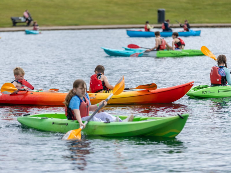 Kayaking at Gosport Marine Festival.