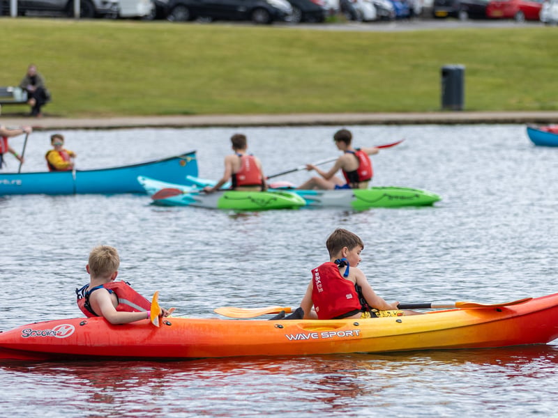 Kayaking at Gosport Marine Festival.