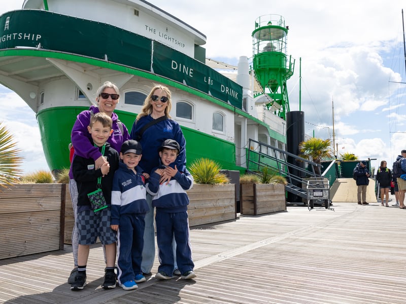 The Trivetts family enjoying their day out.