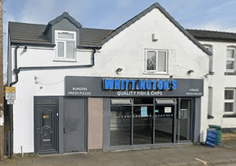 Rated 4.7 stars out of 476 Google reviews. One Google reviewer wrote: "Lovely fish and chips! Excellent value and nice staff. I recommend they stock gherkins for the future." Address: 10A Station Rd, Whittington, Oswestry SY11 4DA.