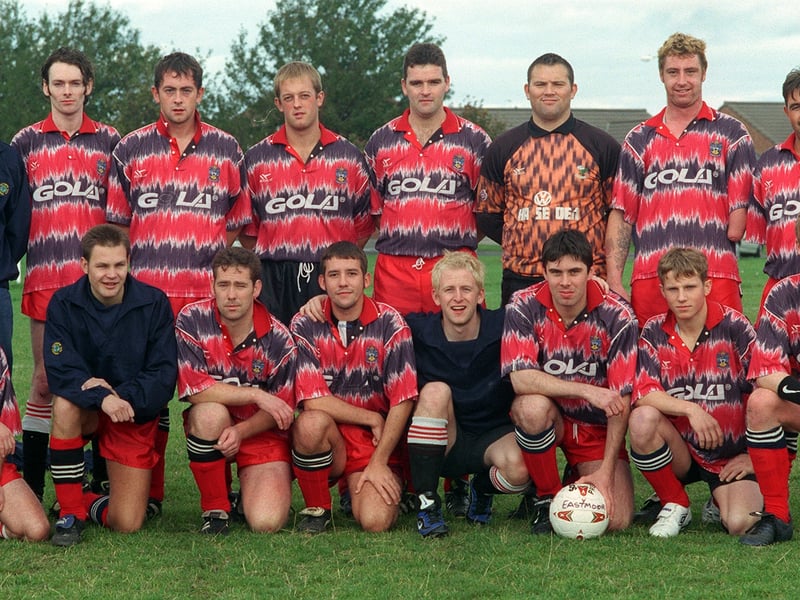 Eastmoor, who played in the Wakefield and District League, pictured in October 1998. Back row, from left, are Phil Dickerson (manager), Dean Burdin, Lee Trueman, Andy Kitson, Terry Bennett, Andy Hirst, Dave Ellis and Daz Hawksley. Front ro, from left, are Eddie Bennett, Mark Sheldon, Rob Douthwaite, Gary Rowland, Matt Trueman, Simon Clevely, Lee Kitchen and Chris Trueman.