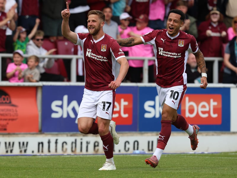 One-year stay with boyhood club has come to a close after Northampton's relegation to League Two.