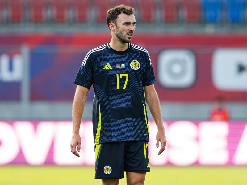 Despite being part of several Scotland squads, Irving has yet to add to the sole cap he picked up against Liechtenstein last summer. With lots of competition for places in the engine room, Irving faces an anxious wait to discover if he's part of the squad.