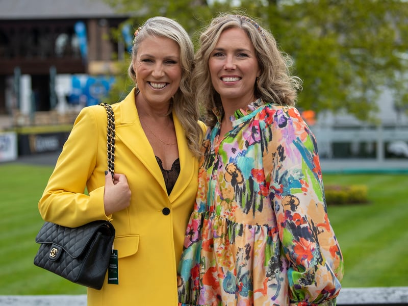 Sue Molly and Heather Mac Innis at the 4th day of the Punchestown Racing festival