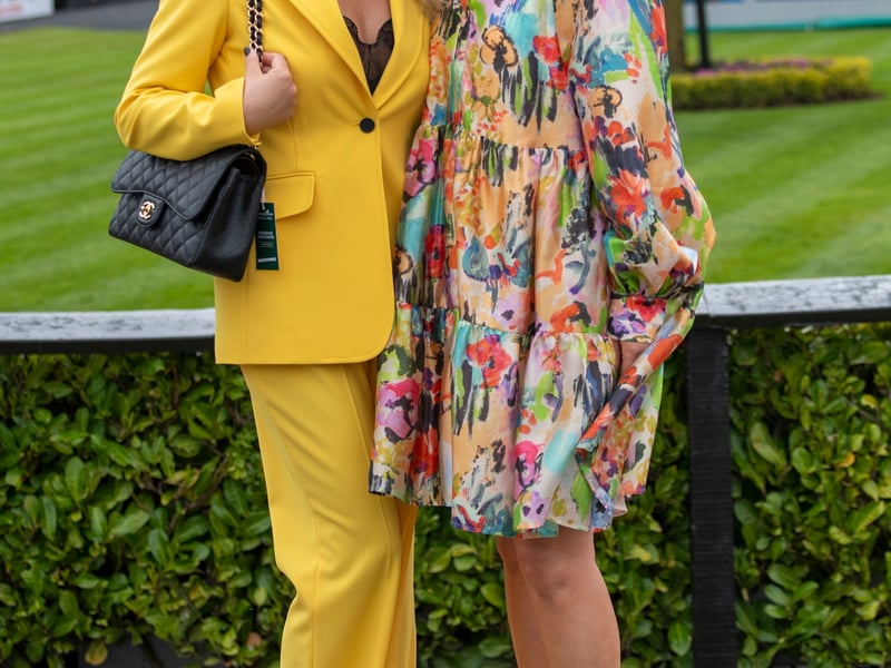 Sue Molly and Heather Mac Innis at the 4th day of the Punchestown Racing festival