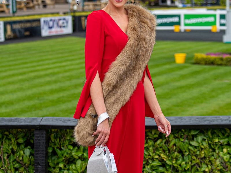 Susan Mannion from Castlebar from Johnstown at the 4th day of the Punchestown Racing festival
