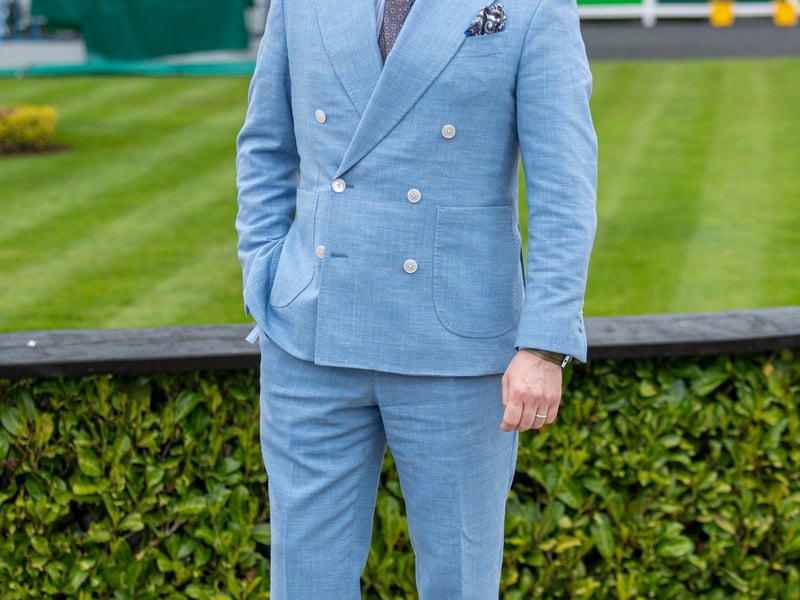 One of the style council judges for today David O’Connor the 4th day and FINAL of the Bollinger Best Dressed at the Punchestown Racing festival