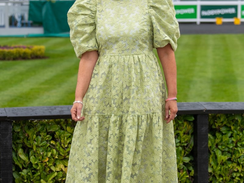 The style council MC for today Marietta Doran, the 4th day and FINAL of the Bollinger Best Dressed at the Punchestown Racing festival