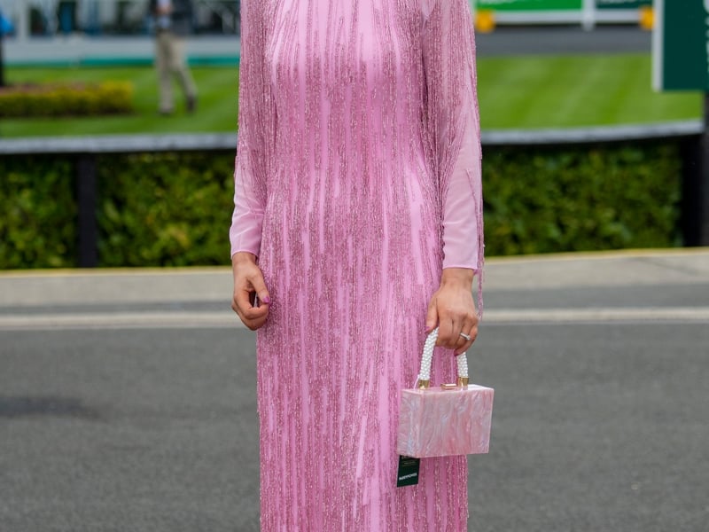 Ann Marie Dunning at the 4th day and FINAL of the Bollinger Best Dressed at the Punchestown Racing festival.