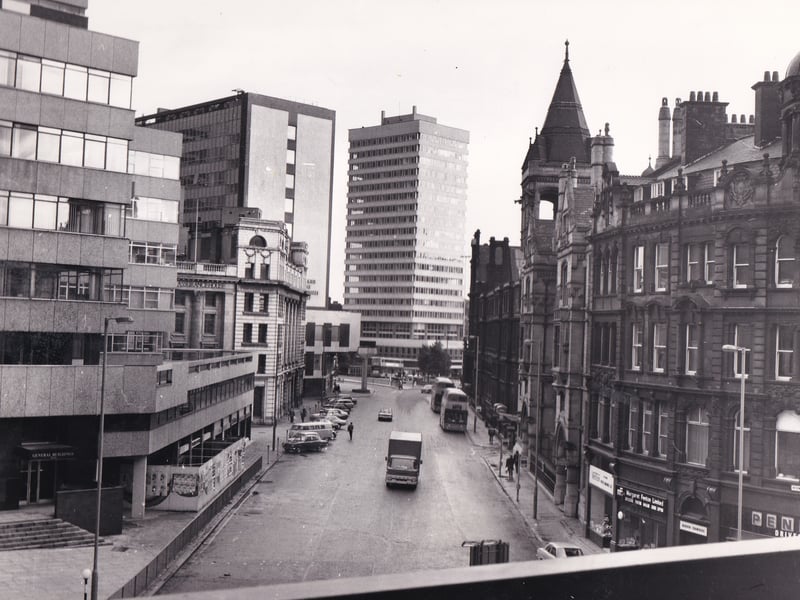 Infirmary Street looking towards City Square in October 1973.