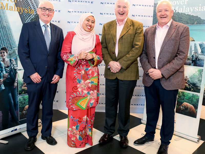 Newbridge Silverware, in collaboration with the Embassy of Malaysia in Dublin, hosted an exclusive cultural event ‘Come Together In Style’ on Thursday, October 19, 2023. Pictured at the event was Soloseen Krishnan PHOTO - AISHLING CONWAY