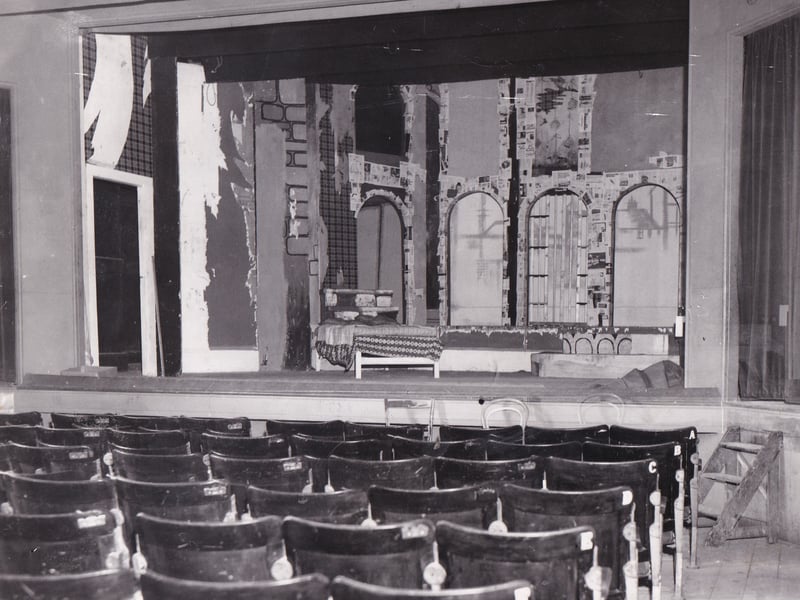 Inside Ilkley Theatre in March 1968.