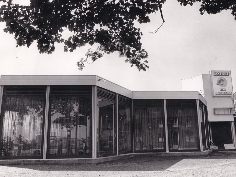 Did you eat here back in the day? Fastnet fish restaurant pictured in July 1973.