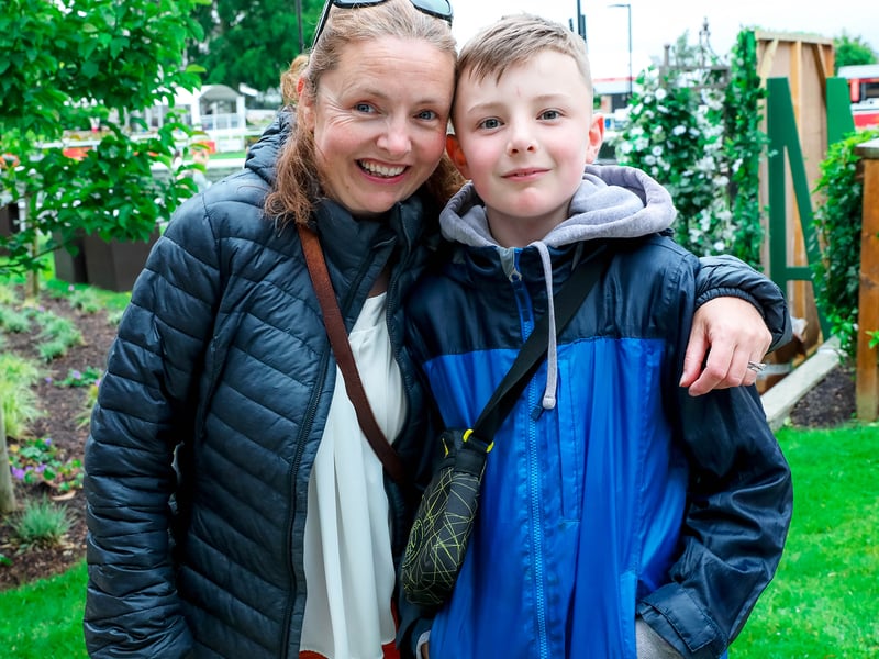 Karen and Jamie Carroll from Newbridge