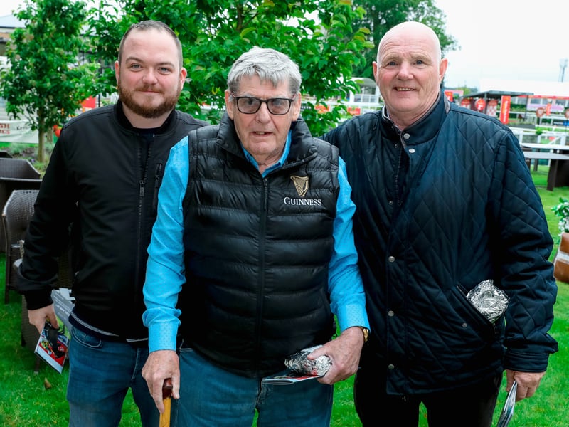Paddy Doherty, Frank McConway and Trevor Holmes from Derry