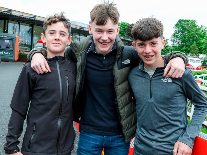 Ross Fagan, Daniel McConnell and Charlie Mahony from Kildare