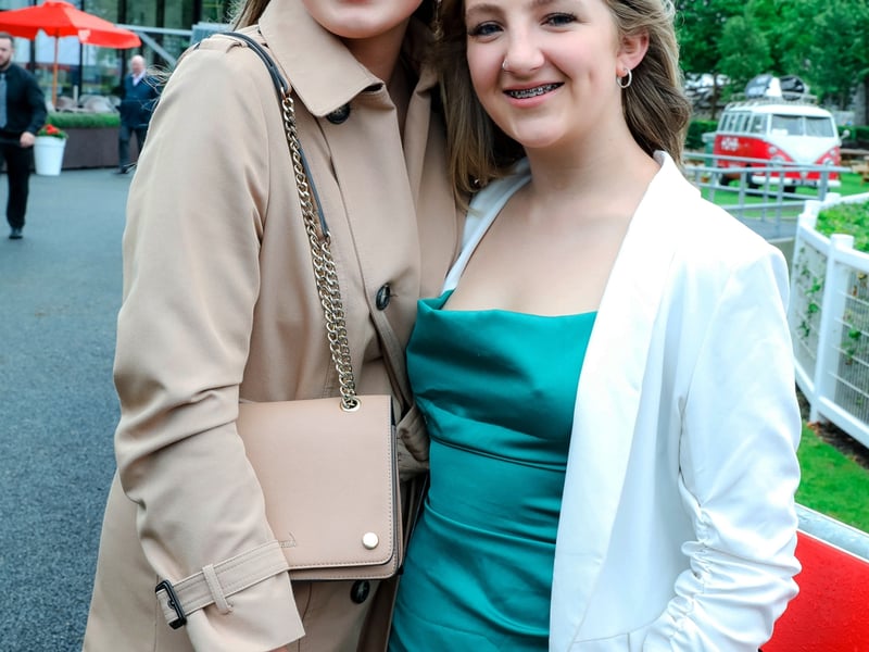Caoimhe Reilly and Caoimhe Whelan from Kildare Town