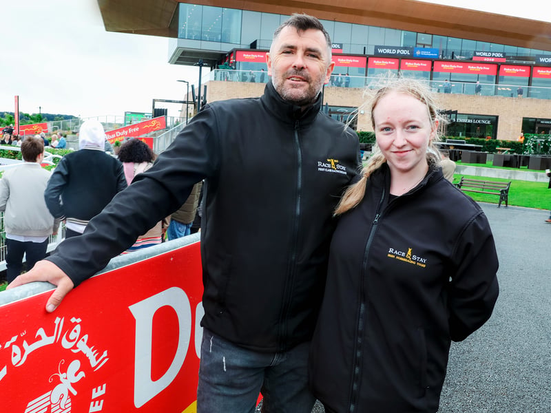 Declan Flood and Tamara Mallon from Race and Stay